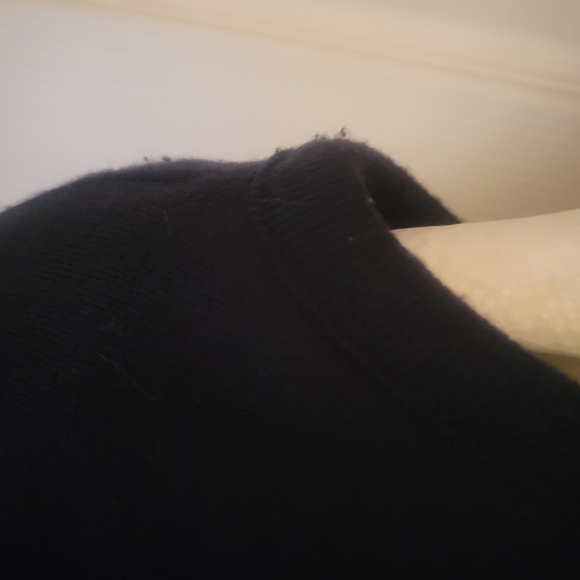 1980s " Flashdance" Leopard Decorative Black Sweatshirt - Picture 6 of 9